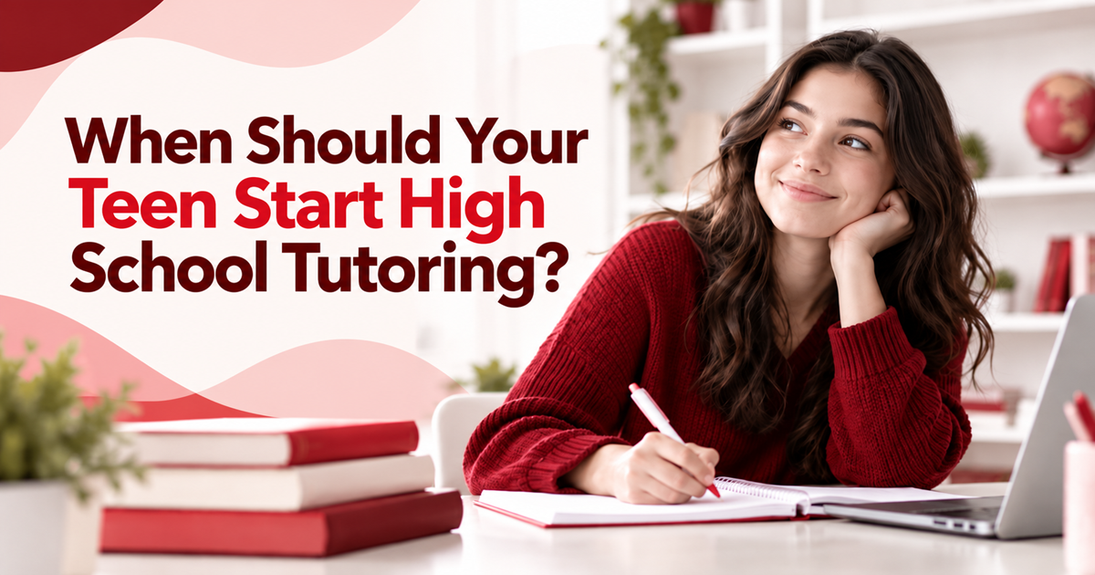 When Should Your Teen Start High School Tutoring? A Guide for Canning Vale Parents